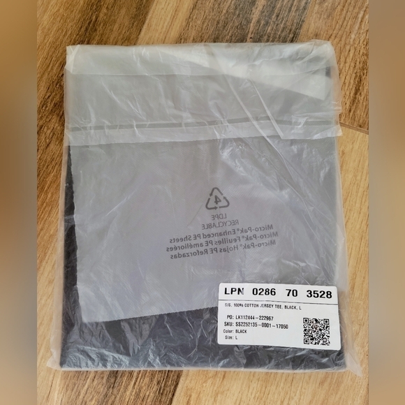 Fabletics Cotton Jersey Short Sleeve Tee Large - Picture 4 of 6